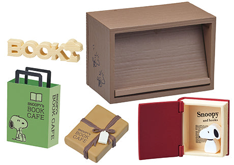 Snoopy's BOOK CAFE - Re-ment - Blind Box, Release Date: 10th April 2023, Number of types: 8 types, Nippon Figures