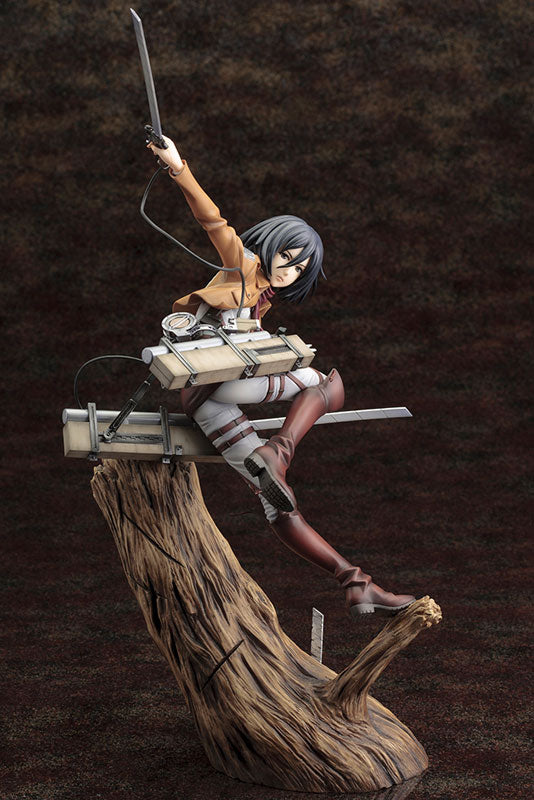 "Attack on Titan - Mikasa Ackerman - ARTFX J - 1/8 - 2024 Re-release (Kotobukiya), Franchise: Attack on Titan, Brand: Kotobukiya, Release Date: 31. Mar 2024, Type: General, Dimensions: H=350mm (13.65in, 1:1=2.8m), Scale: 1/8, Store Name: Nippon Figures"