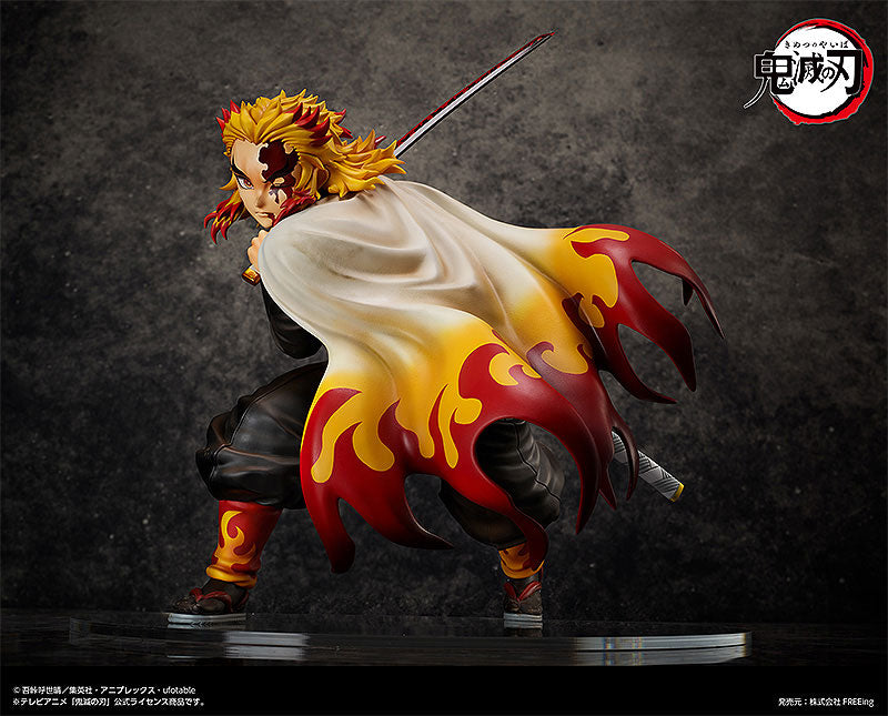 Demon Slayer - Rengoku Kyojuro - B-style - 1/4 (FREEing), Franchise: Demon Slayer, Brand: FREEing, Release Date: 28. Apr 2023, Type: General, Dimensions: 420.0 mm, Material: PLASTIC, Nippon Figures