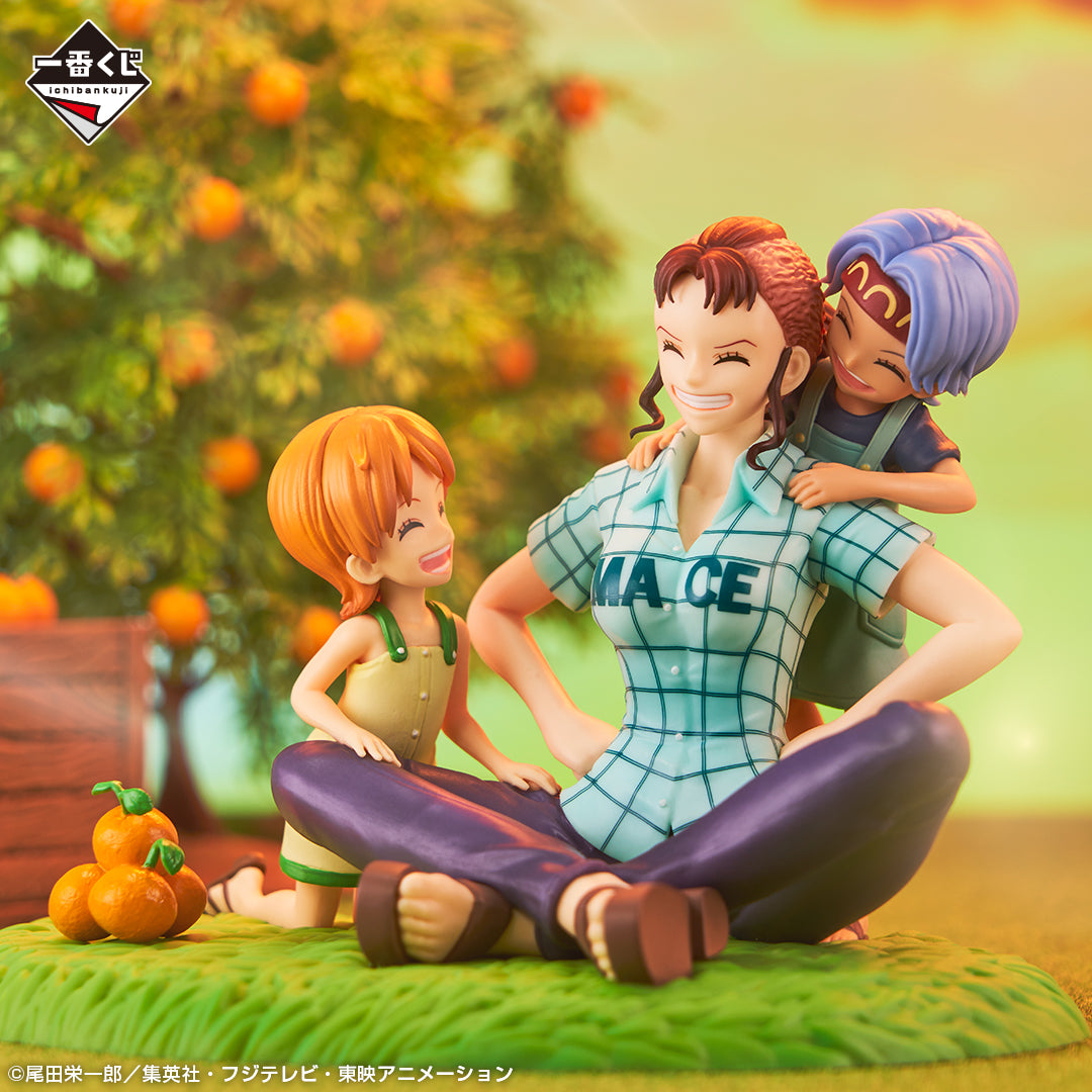 One Piece - Bellemère - Nami - Nojiko - Ichiban Kuji Emotional Stories 2 - Last One Ver. - Last One Prize (Bandai Spirits), Franchise: One Piece, Release Date: 07. Oct 2023, Type: Prize, Dimensions: H=85mm (3.32in), Store Name: Nippon Figures