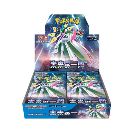 Pokemon Trading Card Game - Scarlet & Violet Future Flash - Booster Box, Franchise: Pokemon, Brand: The Pokémon Card Laboratory, Release Date: October 27, 2023, Type: Trading Cards, Packs per Box: 30, Cards per Pack: 5, Nippon Figures