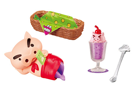 Crayon Shin Chan - Crayon Cafe - Re-ment - Blind Box, Franchise: Crayon Shin-Chan, Brand: Re-ment, Release Date: 23rd October 2023, Type: Blind Boxes, Box Dimensions: 115mm (Height) x 70mm (Width) x 50mm (Depth), Material: PVC, ABS, Number of types: 8 types, Store Name: Nippon Figures