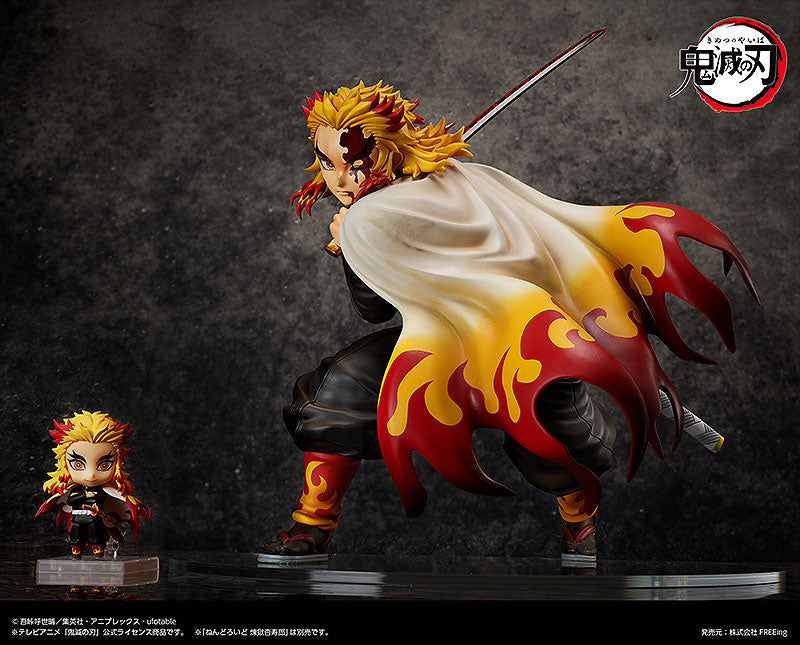 Demon Slayer - Rengoku Kyojuro - B-style - 1/4 (FREEing), Franchise: Demon Slayer, Brand: FREEing, Release Date: 28. Apr 2023, Type: General, Dimensions: 420.0 mm, Material: PLASTIC, Nippon Figures