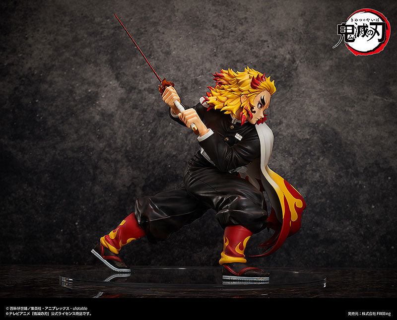 Demon Slayer - Rengoku Kyojuro - B-style - 1/4 (FREEing), Franchise: Demon Slayer, Brand: FREEing, Release Date: 28. Apr 2023, Type: General, Dimensions: 420.0 mm, Material: PLASTIC, Nippon Figures