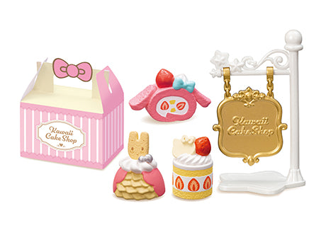 Sanrio - Kawaii Cake Shop - Re-ment - Blind Box, Franchise: Sanrio, Brand: Re-ment, Release Date: 21st June 2021, Type: Blind Boxes, Box Dimensions: 115mm (Height) x 70mm (Width) x 50mm (Depth), Material: PVC, ABS, Number of types: 8 types, Store Name: Nippon Figures