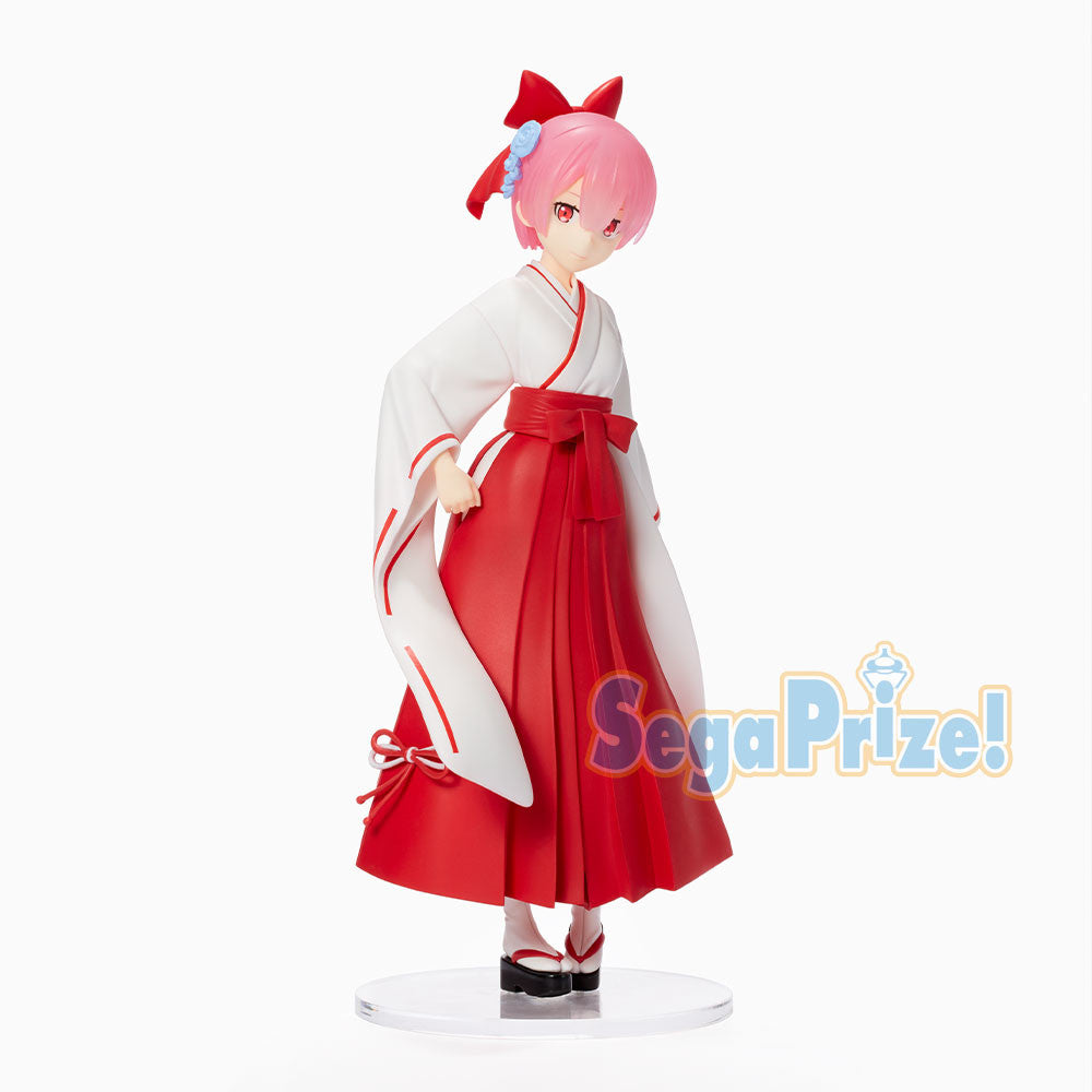 Re:Zero kara Hajimeru Isekai Seikatsu - Ram - SPM Figure - -Miko- Style (SEGA), Franchise: Re:Zero kara Hajimeru Isekai Seikatsu, Brand: Sega, Release Date: 24. Dec 2020, Type: Prize, Nippon Figures