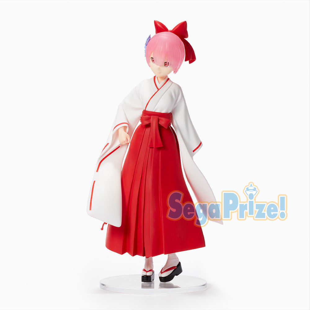 Re:Zero kara Hajimeru Isekai Seikatsu - Ram - SPM Figure - -Miko- Style (SEGA), Franchise: Re:Zero kara Hajimeru Isekai Seikatsu, Brand: Sega, Release Date: 24. Dec 2020, Type: Prize, Nippon Figures