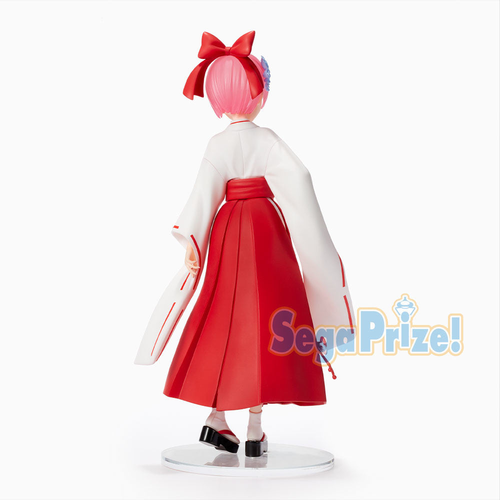 Re:Zero kara Hajimeru Isekai Seikatsu - Ram - SPM Figure - -Miko- Style (SEGA), Franchise: Re:Zero kara Hajimeru Isekai Seikatsu, Brand: Sega, Release Date: 24. Dec 2020, Type: Prize, Nippon Figures