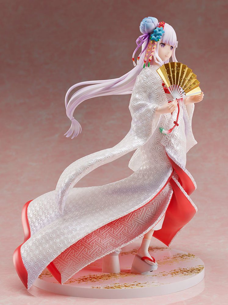 Re:Zero kara Hajimeru Isekai Seikatsu - Emilia - Puck - F:Nex - 1/7 - Shiromuku (FuRyu), Franchise: Re:Zero kara Hajimeru Isekai Seikatsu, Brand: FuRyu, Release Date: 18. Feb 2022, Type: General, Store Name: Nippon Figures