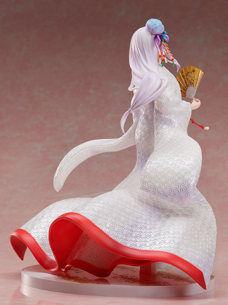 Re:Zero kara Hajimeru Isekai Seikatsu - Emilia - Puck - F:Nex - 1/7 - Shiromuku (FuRyu), Franchise: Re:Zero kara Hajimeru Isekai Seikatsu, Brand: FuRyu, Release Date: 18. Feb 2022, Type: General, Store Name: Nippon Figures