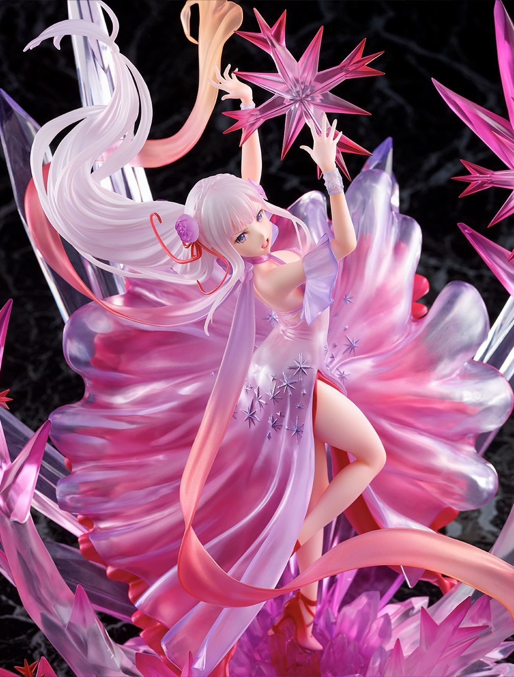 Re:Zero kara Hajimeru Isekai Seikatsu - Emilia - Shibuya Scramble Figure - 1/7 - Hyouketsu no Emilia, Crystal Dress Ver. (Alpha Satellite), Release Date: 19. May 2022, Nippon Figures