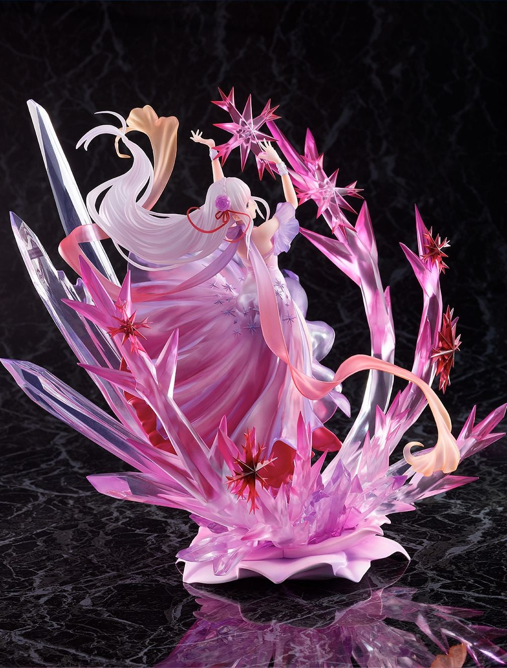 Re:Zero kara Hajimeru Isekai Seikatsu - Emilia - Shibuya Scramble Figure - 1/7 - Hyouketsu no Emilia, Crystal Dress Ver. (Alpha Satellite), Release Date: 19. May 2022, Nippon Figures