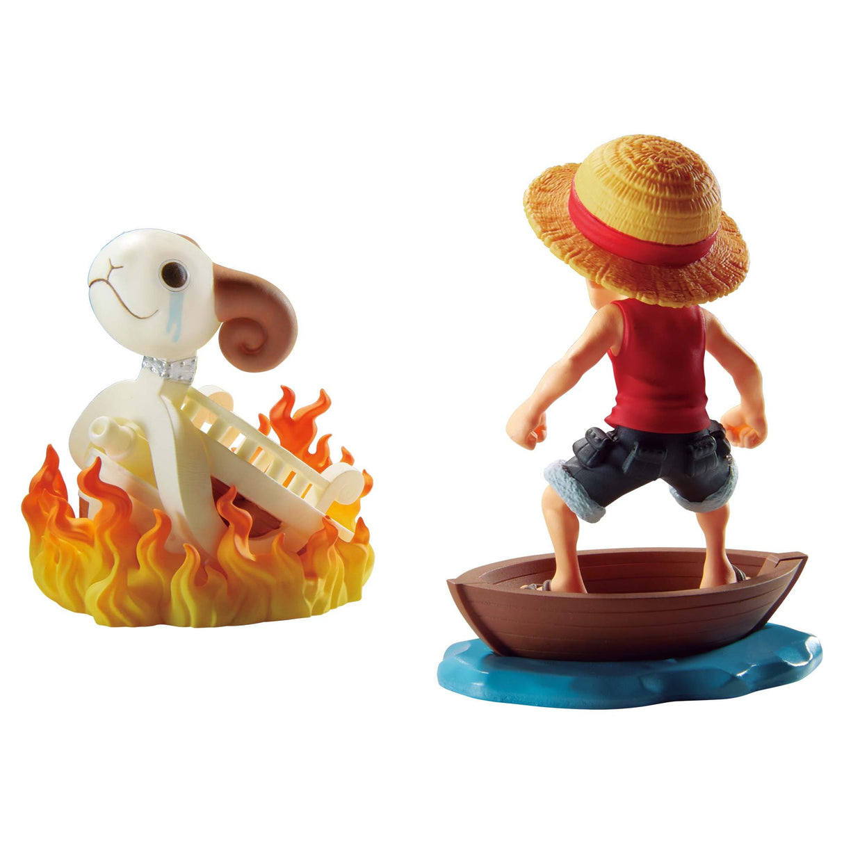 One Piece - Monkey D. Luffy & Going Merry - World Collectable Figure Log Stories (Bandai Spirits)