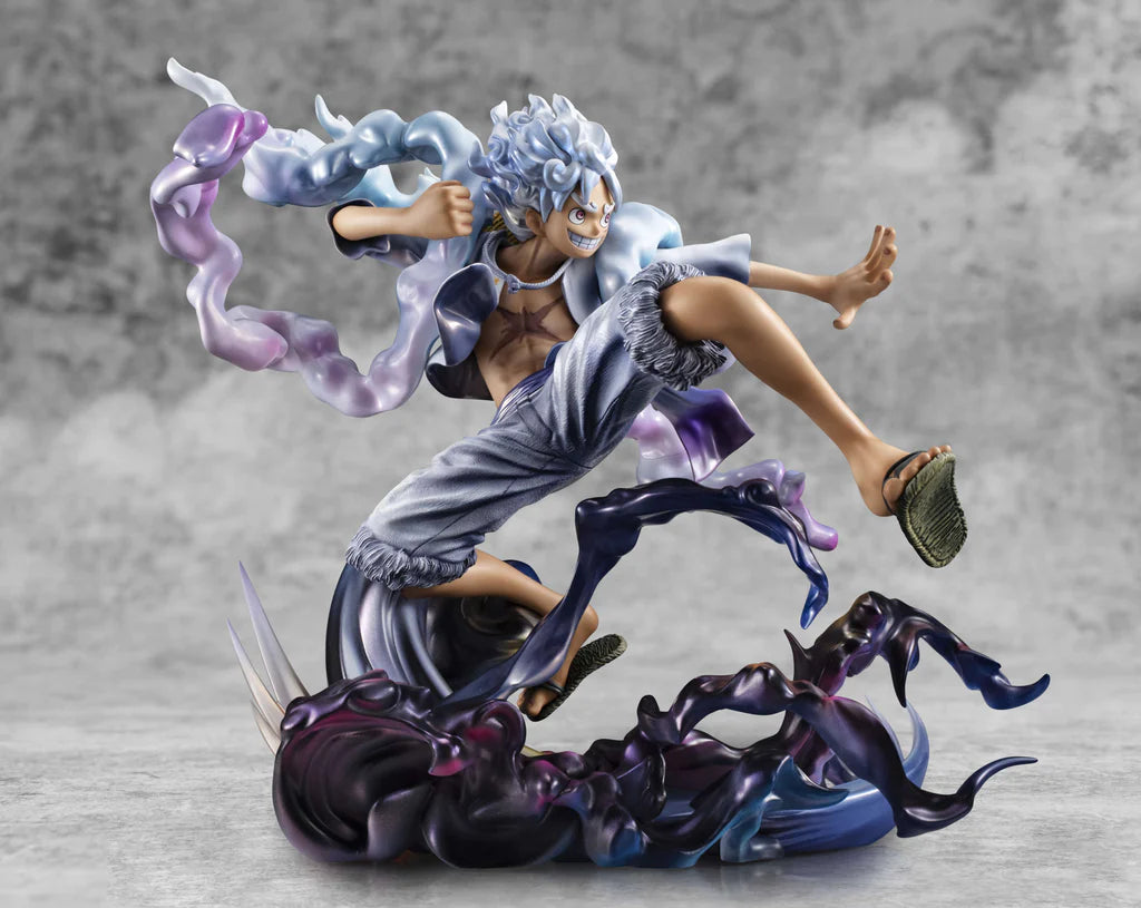 One Piece - Monkey D. Luffy - Portrait Of Pirates "WA-MAXIMUM" - Gear 5 (MegaHouse), Franchise: One Piece, Brand: MegaHouse, Release Date: 31. Jul 2024, Dimensions: W=220mm (8.58in) L=245mm (9.56in) H=230mm (8.97in), Nippon Figures