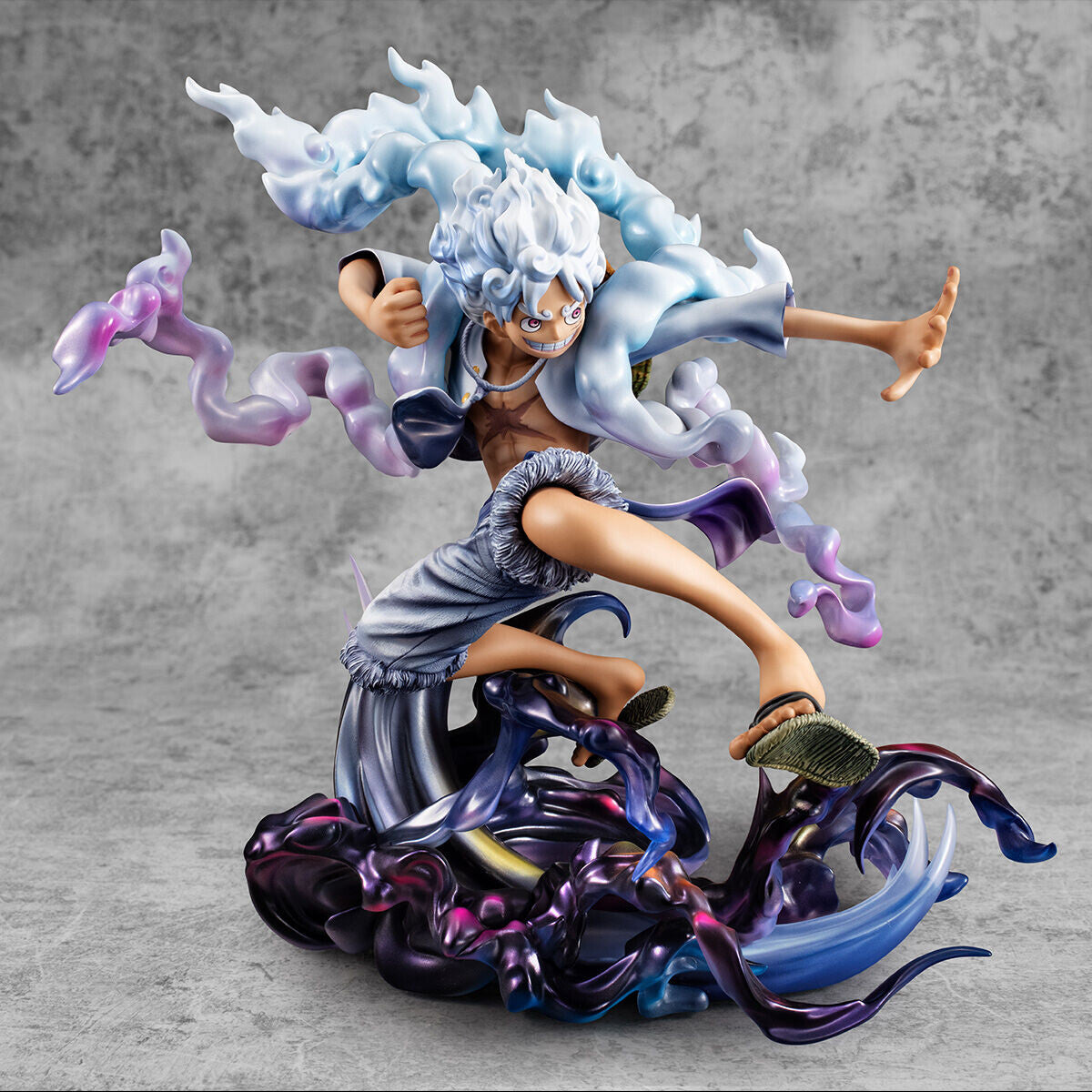One Piece - Monkey D. Luffy - Portrait Of Pirates "WA-MAXIMUM" - Gear 5 (MegaHouse), Franchise: One Piece, Brand: MegaHouse, Release Date: 31. Jul 2024, Dimensions: W=220mm (8.58in) L=245mm (9.56in) H=230mm (8.97in), Nippon Figures