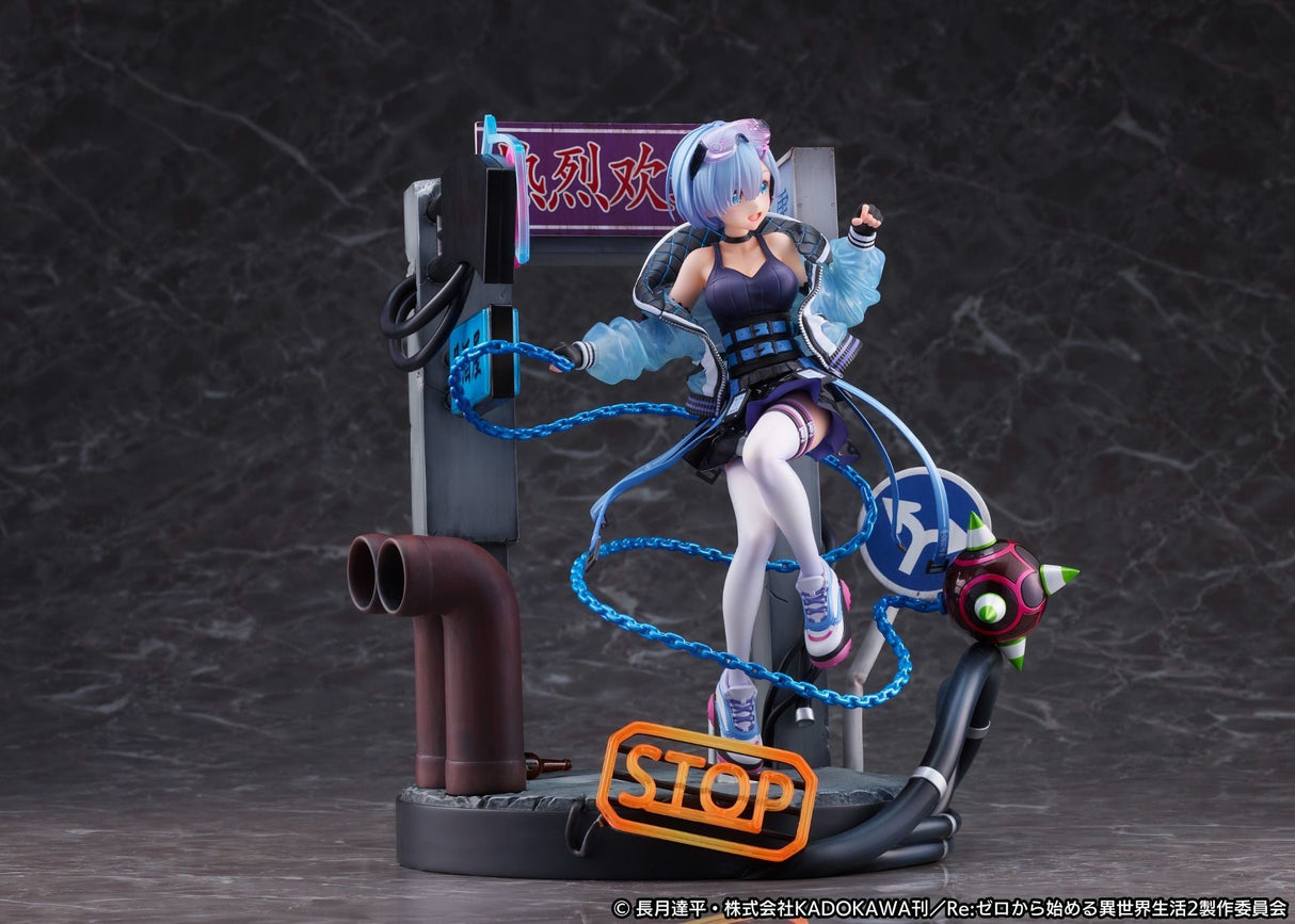 Re:Zero kara Hajimeru Isekai Seikatsu - Rem - Shibuya Scramble Figure - 1/7 - Neon City Ver. (Alpha Satellite), Franchise: Re:Zero kara Hajimeru Isekai Seikatsu, Brand: eStream, Release Date: 18. Oct 2022, Type: General, Dimensions: 270.0 mm, Material: PVC, Store Name: Nippon Figures
