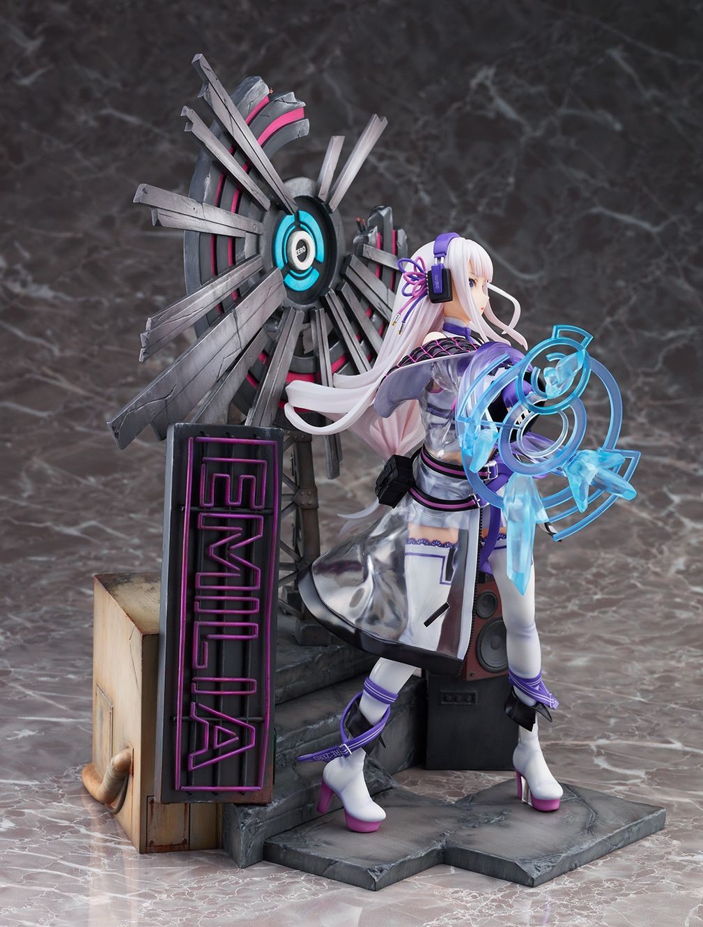 Re:Zero kara Hajimeru Isekai Seikatsu - Emilia - Shibuya Scramble Figure - 1/7 - Neon City Ver. (Alpha Satellite, eStream), Franchise: Re:Zero kara Hajimeru Isekai Seikatsu, Brand: Alpha Satellite, Release Date: 28. Dec 2022, Store Name: Nippon Figures