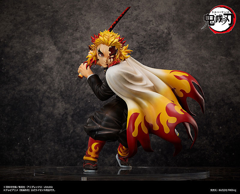 Demon Slayer - Rengoku Kyojuro - B-style - 1/4 (FREEing), Franchise: Demon Slayer, Brand: FREEing, Release Date: 28. Apr 2023, Type: General, Dimensions: 420.0 mm, Material: PLASTIC, Nippon Figures
