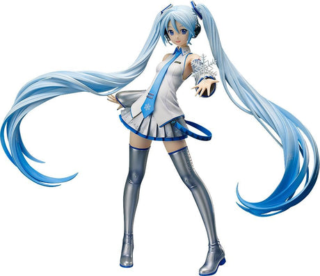 Vocaloid - Hatsune Miku - B-style - 1/4 - Snow - 2024 Re-release (FREEing), Franchise: Vocaloid, Brand: FREEing, Release Date: 28. Mar 2024, Type: General, Dimensions: H=420mm (16.38in, 1:1=1.68m), Scale: 1/4, Store Name: Nippon Figures