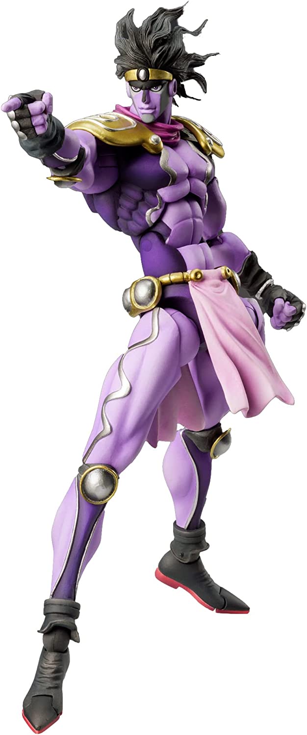 Star Platinum Super Action Statue #55 - Third - 2023 Re-release, JoJo's Bizarre Adventure, Stardust Crusaders, Medicos Entertainment, Release Date: 31. Aug 2023, H=170mm (6.63in), Nippon Figures