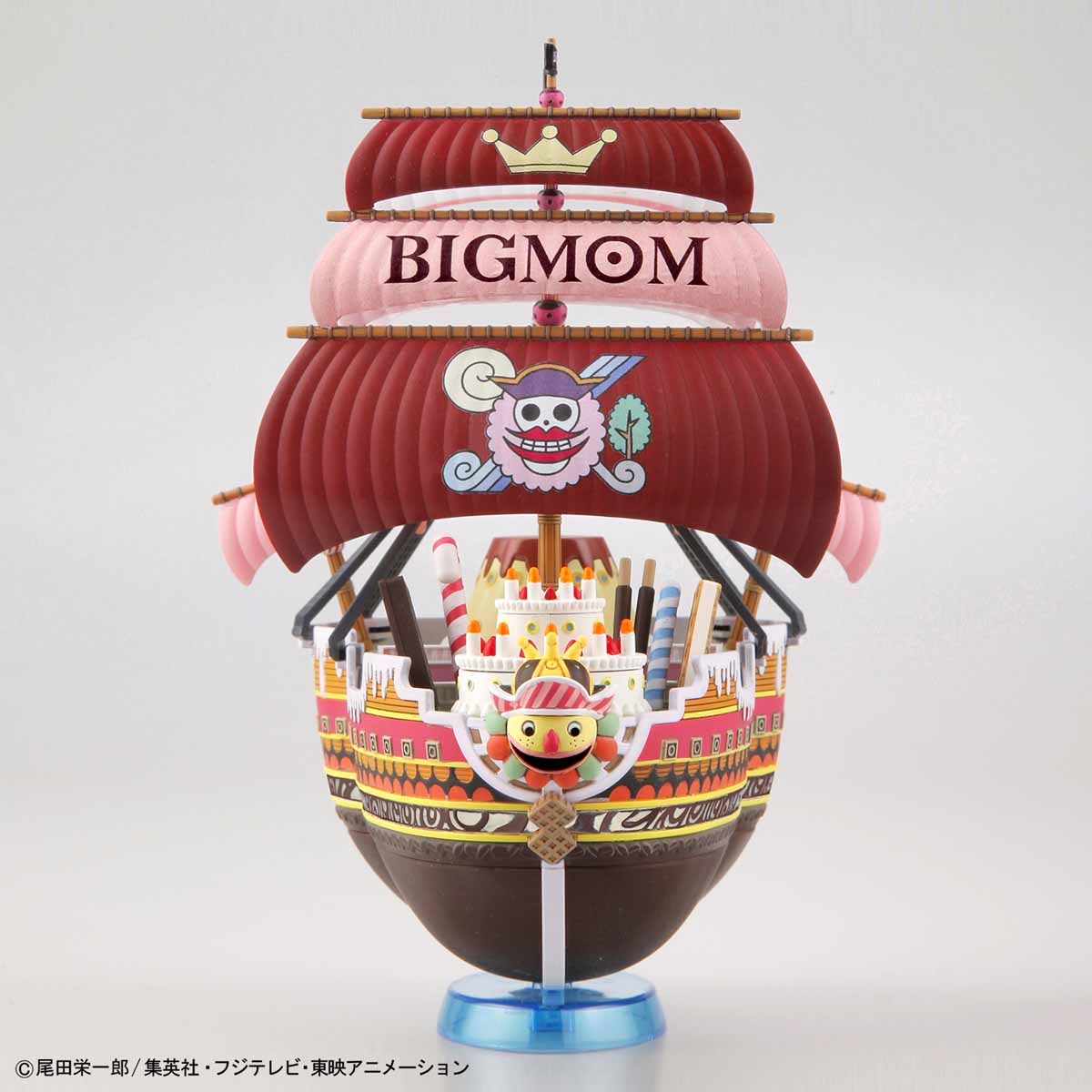 One Piece - Queen Mama Chanter - Grand Ship Collection Model Kit, Wave effect x1 set, molded parts x4, stickers x1, marking stickers x1, instruction manual x1, Nippon Figures