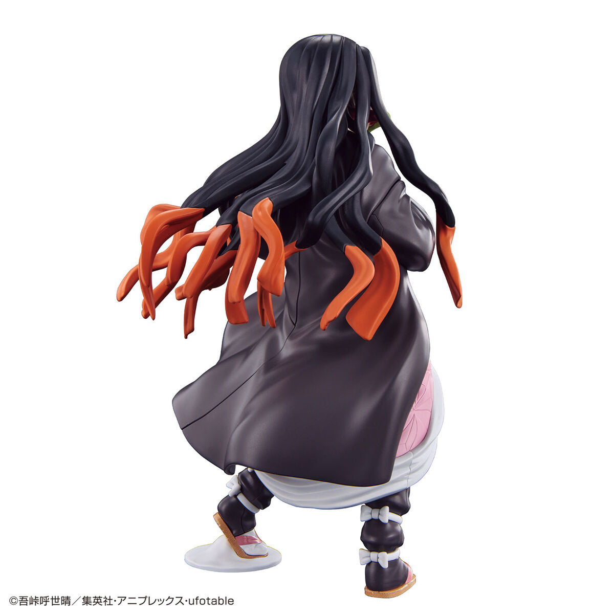Demon Slayer - Kamado Nezuko - Kimetsu no Yaiba Model Kit (Bandai), Featuring intricate kimono pattern and eye details, includes sticker sheet and base, Nippon Figures