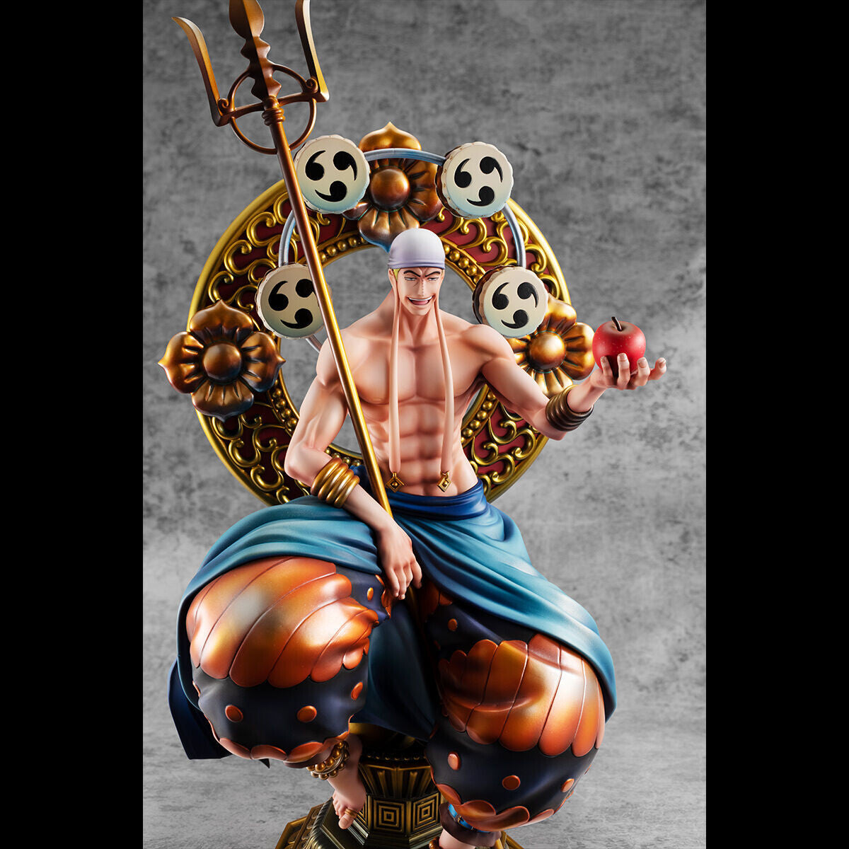 One Piece - Eneru - Portrait Of Pirates Maximum - Skypiea Yuiitsu Kami (MegaHouse), Release Date: 30. Sep 2023, Dimensions: L=140mm (5.46in)  H=385mm (15.02in), Nippon Figures