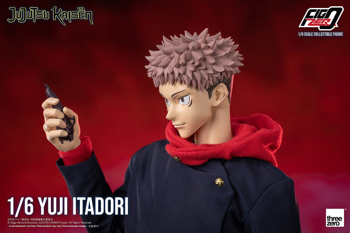 Jujutsu Kaisen - Itadori Yuji - FigZero - 1/6 (ThreeZero), Franchise: Jujutsu Kaisen, Brand: threezero, Release Date: 24. Nov 2022, Type: Action, Nippon Figures