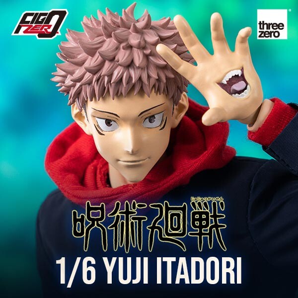 Jujutsu Kaisen - Itadori Yuji - FigZero - 1/6 (ThreeZero), Franchise: Jujutsu Kaisen, Brand: threezero, Release Date: 24. Nov 2022, Type: Action, Nippon Figures
