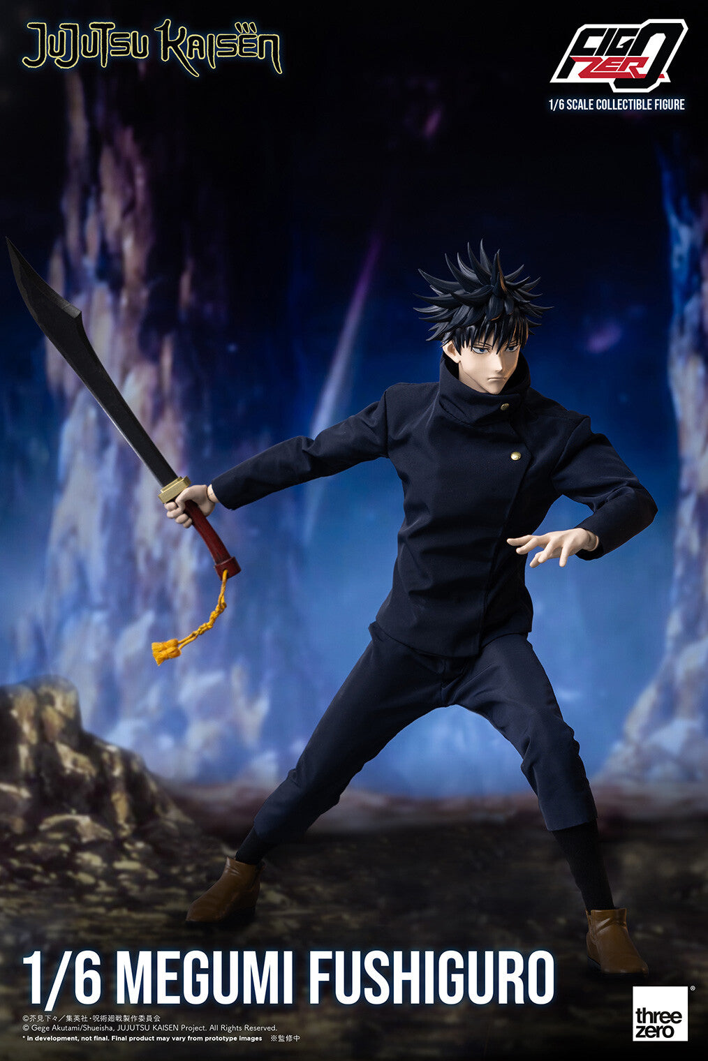 Jujutsu Kaisen - Fushiguro Megumi - FigZero - 1/6 (ThreeZero), Franchise: Jujutsu Kaisen, Brand: threezero, Release Date: 31. Aug 2022, Type: Action, Nippon Figures
