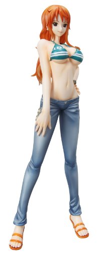 Nami Figure | Timeskip | Portrait Of Pirates, One Piece franchise, MegaHouse brand, PVC material, Nippon Figures