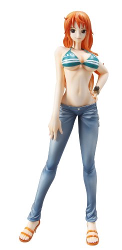 Nami Figure | Timeskip | Portrait Of Pirates, One Piece franchise, MegaHouse brand, PVC material, Nippon Figures