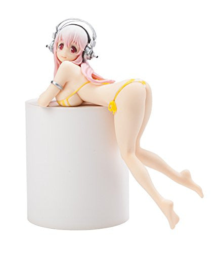 SoniComi (Super Sonico) - Sonico - Noodle Stopper Figure - Border Yellow, Franchise: SoniComi (Super Sonico), Brand: FuRyu, Store Name: Nippon Figures