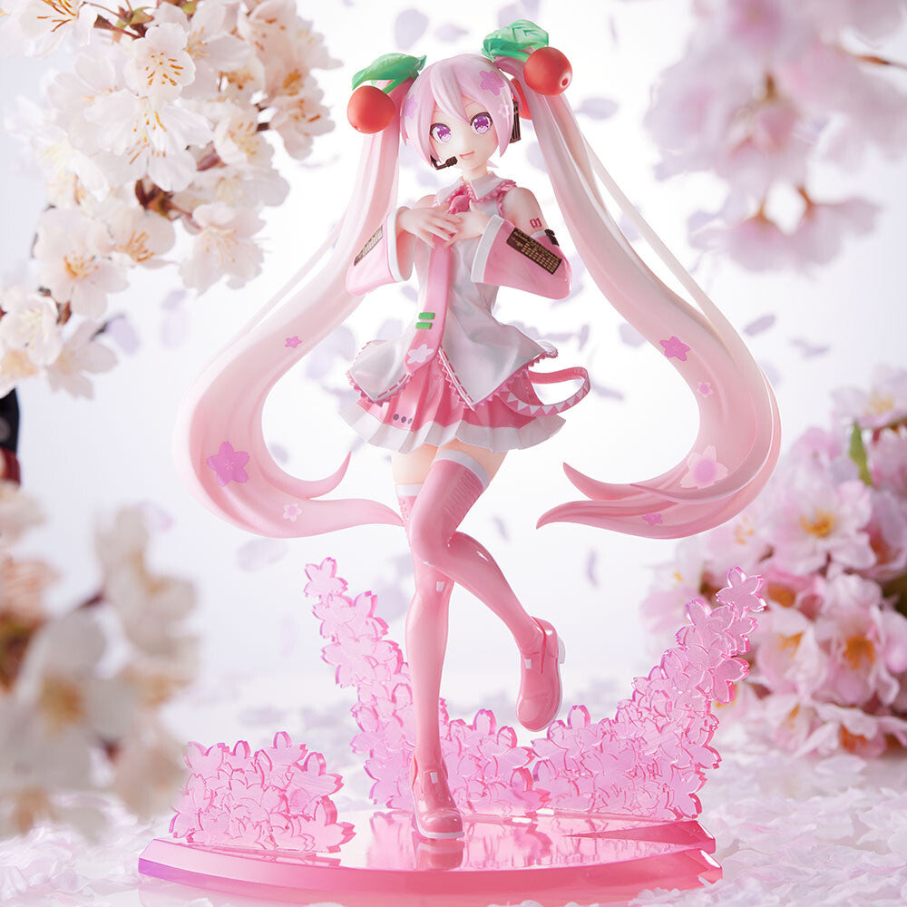 Vocaloid - Hatsune Miku - Luminasta - Sakura Miku 2023 (SEGA), Franchise: Vocaloid, Brand: SEGA, Release Date: 24. Mar 2023, Type: Prize, Dimensions: W=150mm (5.85in) H=210mm (8.19in), Store Name: Nippon Figures