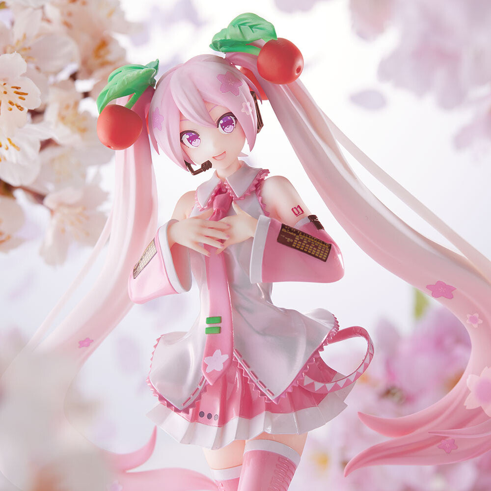Vocaloid - Hatsune Miku - Luminasta - Sakura Miku 2023 (SEGA), Franchise: Vocaloid, Brand: SEGA, Release Date: 24. Mar 2023, Type: Prize, Dimensions: W=150mm (5.85in) H=210mm (8.19in), Store Name: Nippon Figures