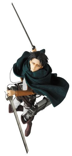 Attack on Titan - Levi Ackerman - Real Action Heroes #662 - 1/6 (Medicom Toy), Franchise: Attack on Titan, Release Date: 20. Dec 2014, Dimensions: H=300 mm (11.7 in), Scale: 1/6, Material: ABS, FABRIC, PVC, Nippon Figures