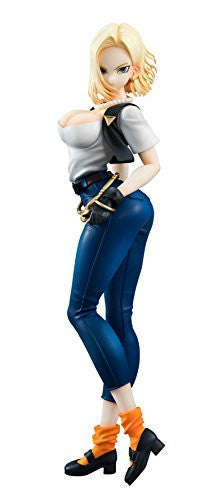 Dragon Ball Z - Ju Hachi Go - Android 18 - Dragon Ball Gals - MegaHouse, PVC figure measuring 200 mm, released on 29. Jun 2017, available at Nippon Figures.