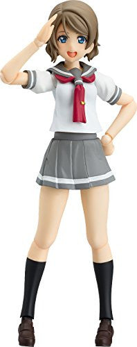 Love Live! Sunshine!! - Watanabe You - Figma #357 (Max Factory), Franchise: Love Live! Sunshine!!, Brand: Max Factory, Release Date: 25. Dec 2017, Dimensions: H=135mm (5.27in), Material: ABS, PVC, Store Name: Nippon Figures