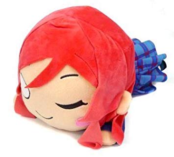 Love Live! School Idol Project - Nishikino Maki Jumbo Nesoberi Nuigurumi Plushie - SEGA, 43 cm x 23 cm, Nippon Figures
