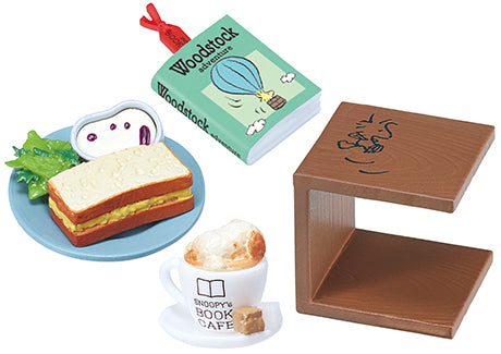 Snoopy's BOOK CAFE - Re-ment - Blind Box, Release Date: 10th April 2023, Number of types: 8 types, Nippon Figures