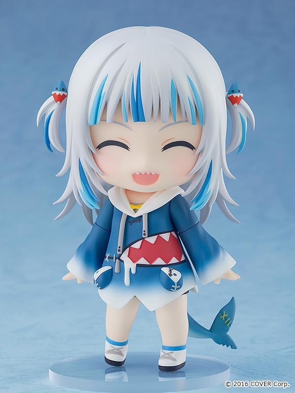 Hololive - Bloop - Gawr Gura - Nendoroid #1688 - 2024 Re-release (Good Smile Company), Franchise: Hololive, Brand: Good Smile Company, Release Date: 31. Aug 2024, Type: Nendoroid, Dimensions: H=100mm (3.9in), Nippon Figures