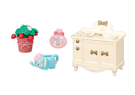 Sanrio - My Melody and Strawberry's Room - Re-ment - Blind Box, Franchise: Sanrio, Brand: Re-ment, Release Date: 24th May 2021, Type: Blind Boxes, Box Dimensions: 11.5cm (Height) x 7cm (Width) x 6cm (Depth), Material: PVC, ABS, Number of types: 8 types, Store Name: Nippon Figures