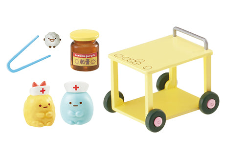 Sumikko Gurashi - Dokiwaku Health Check - Re-ment - Blind Box, San-X franchise, Re-ment brand, Released on 13th January 2020, Blind Boxes, Box Dimensions: 90mm (Height) x 70mm (Width) x 40mm (Depth), Material: PVC, ABS, 8 types available, Nippon Figures