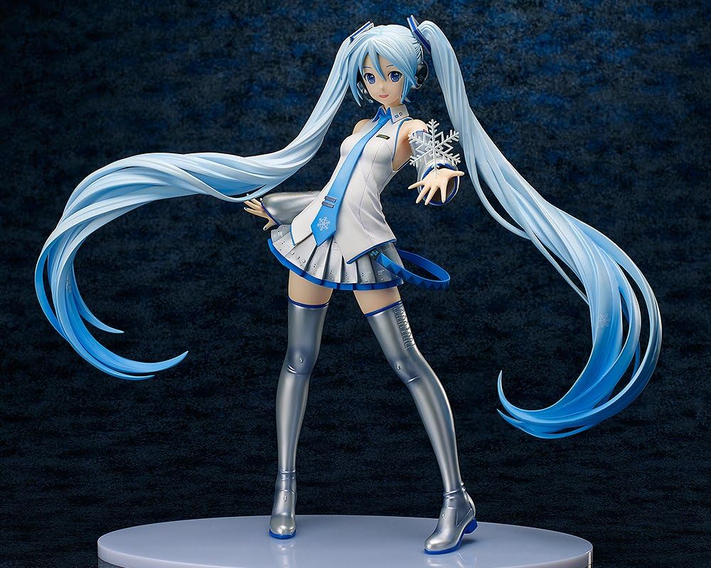 Vocaloid - Hatsune Miku - B-style - 1/4 - Snow - 2024 Re-release (FREEing), Franchise: Vocaloid, Brand: FREEing, Release Date: 28. Mar 2024, Type: General, Dimensions: H=420mm (16.38in, 1:1=1.68m), Scale: 1/4, Store Name: Nippon Figures