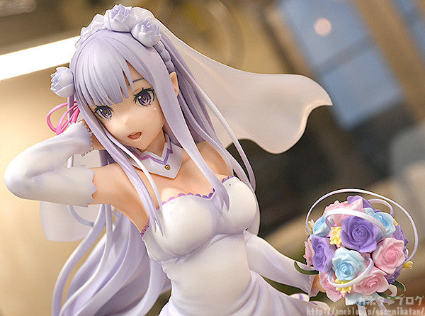 Re:Zero kara Hajimeru Isekai Seikatsu - Emilia - 1/7 - Wedding Ver. - 2024 Re-release (Phat Company), Franchise: Re:Zero kara Hajimeru Isekai Seikatsu, Brand: Phat Company, Release Date: 30. Apr 2024, Type: General, Nippon Figures