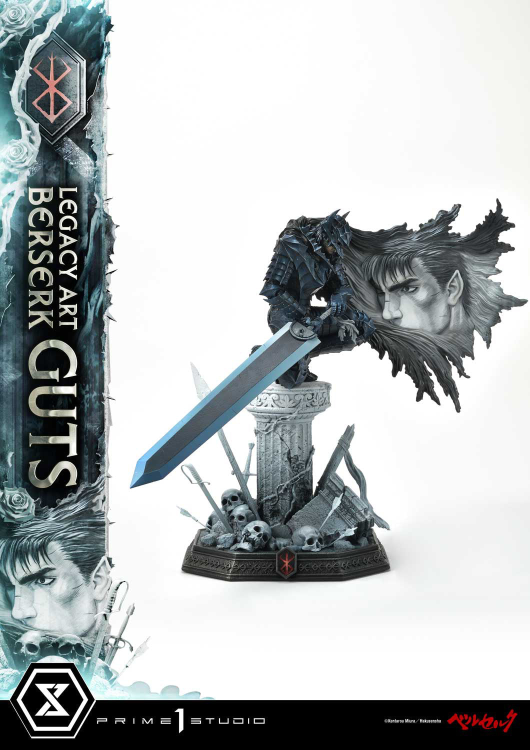 Berserk - Guts - Legacy Art Collection LABR-01 - 1/6 (Prime 1 Studio), Franchise: Berserk, Brand: Prime 1 Studio, Release Date: 28. Feb 2025, Dimensions: W=490mm (19.11in) L=340mm (13.26in) H=450mm (17.55in, 1:1=2.7m), Scale: 1/6, Store Name: Nippon Figures