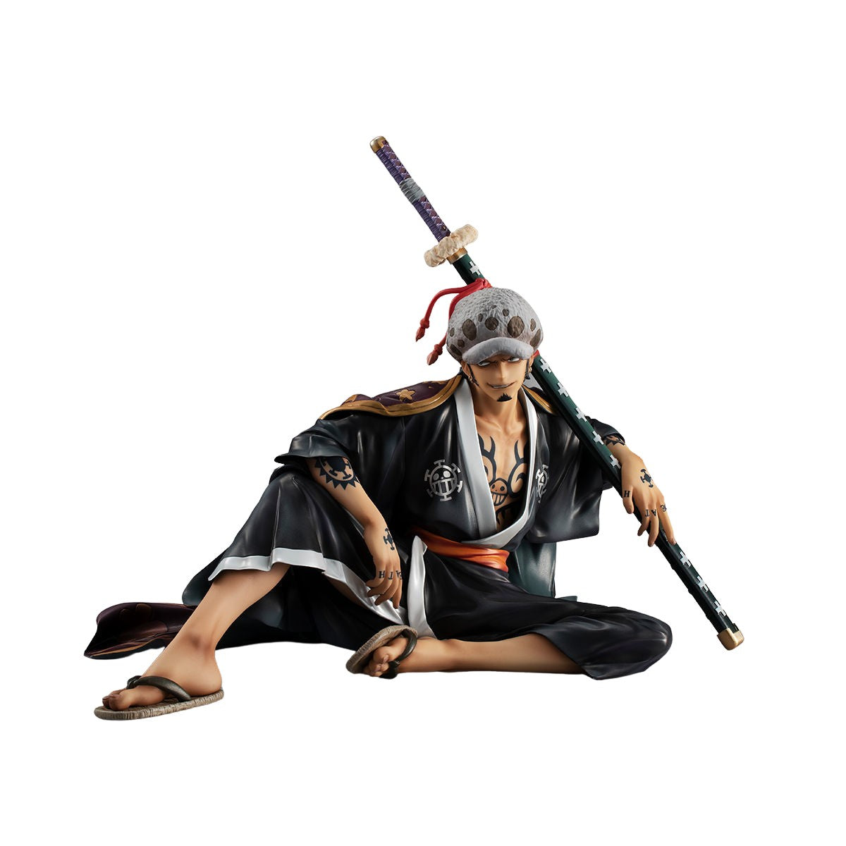 One Piece - Trafalgar Law - Portrait of Pirates "Warriors Alliance" - 2023 Re-release (MegaHouse), Franchise: One Piece, Brand: MegaHouse, Release Date: 29. Dec 2023, Type: General, Dimensions: H=175mm (6.83in), Nippon Figures