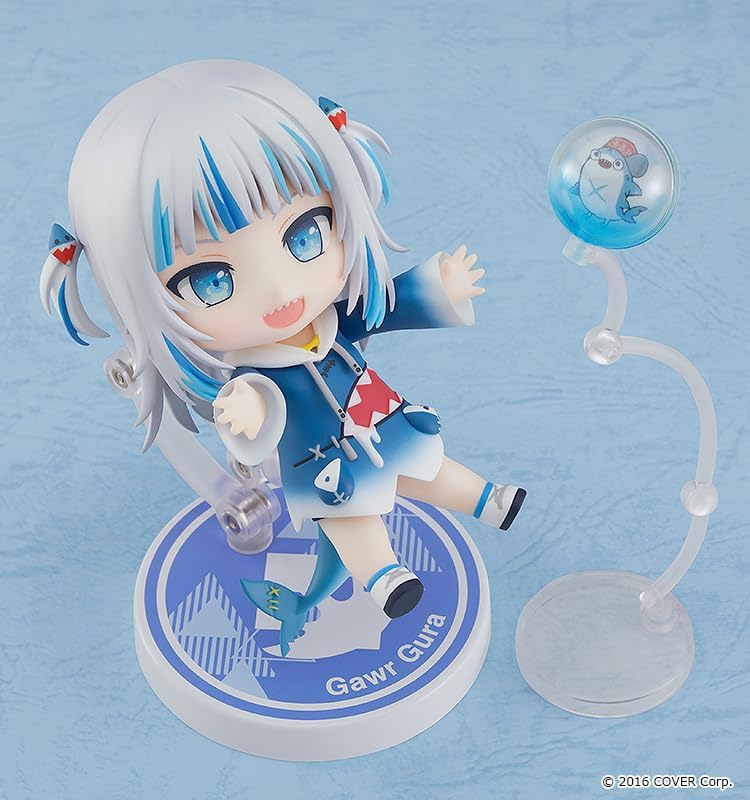 Hololive - Bloop - Gawr Gura - Nendoroid #1688 - 2024 Re-release (Good Smile Company), Franchise: Hololive, Brand: Good Smile Company, Release Date: 31. Aug 2024, Type: Nendoroid, Dimensions: H=100mm (3.9in), Nippon Figures