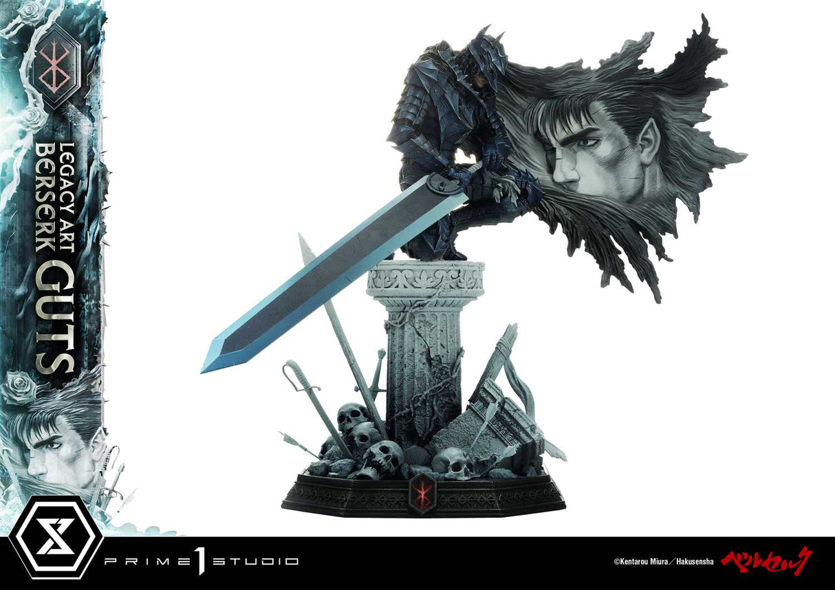 Berserk - Guts - Legacy Art Collection LABR-01 - 1/6 (Prime 1 Studio), Franchise: Berserk, Brand: Prime 1 Studio, Release Date: 28. Feb 2025, Dimensions: W=490mm (19.11in) L=340mm (13.26in) H=450mm (17.55in, 1:1=2.7m), Scale: 1/6, Store Name: Nippon Figures