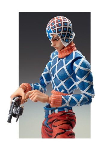 JoJo's Bizarre Adventure - Vento Aureo - Guido Mista - Sex Pistols - Super Action Statue #34 (Medicos Entertainment), Release Date: 30. Nov 2020, Dimensions: H=160 mm (6.24 in), Store Name: Nippon Figures
